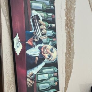 Bartender Art Print with Vibrant Colors